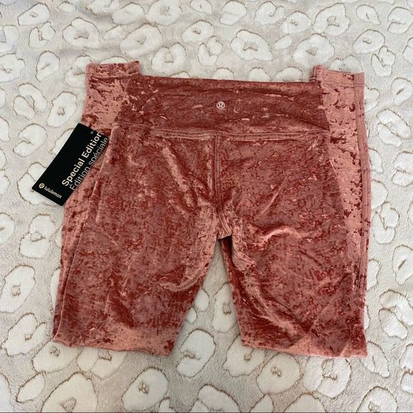lululemon athletica Pants - Lululemon Wunder Lounge HR Crushed Velvet 28”